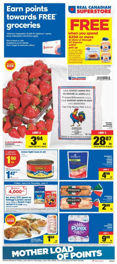Real Canadian Superstore (West) Flyer June 5 to 11