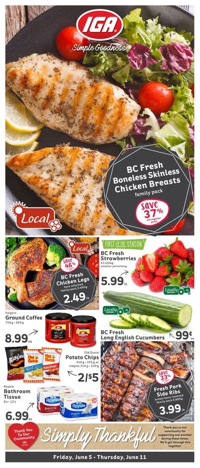 IGA (BC) Flyer June 5 to 11