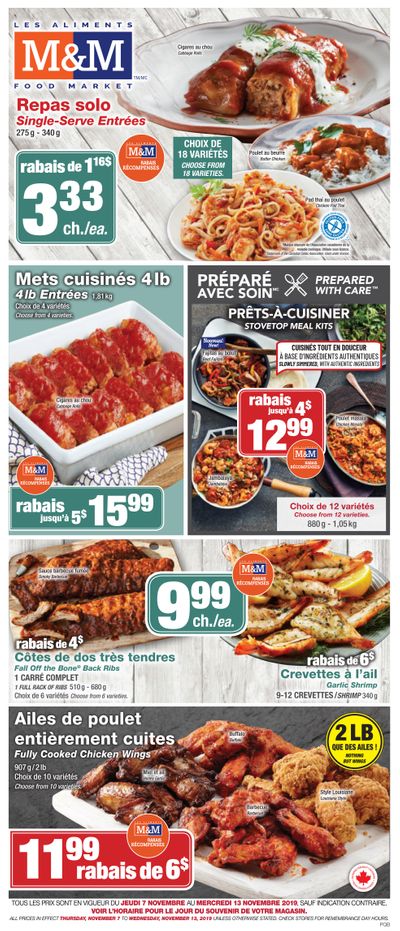 M&M Food Market (QC) Flyer November 7 to 13