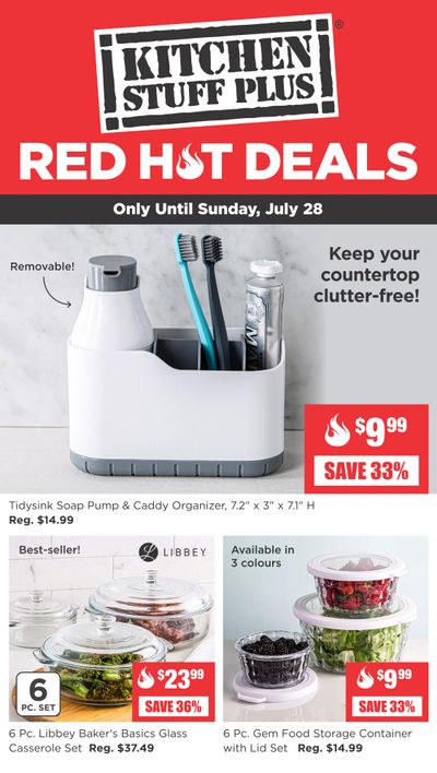 Kitchen Stuff Plus Red Hot Deals Flyer July 22 to 28