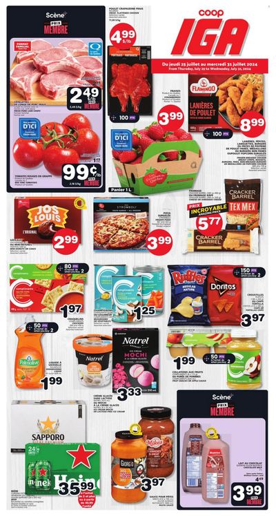 Coop IGA Flyer July 25 to 31