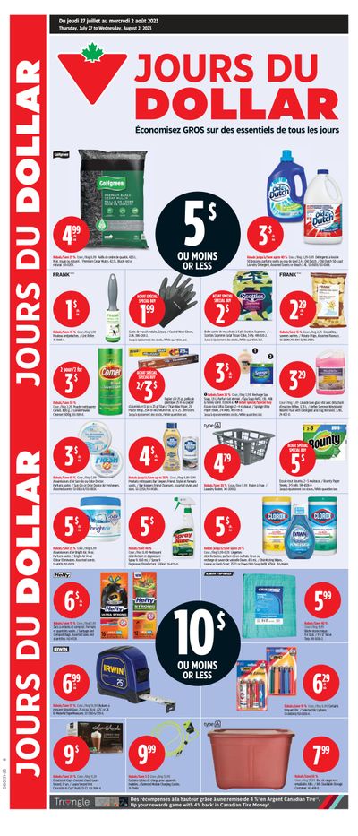Canadian Tire (QC) Flyer July 25 to 31