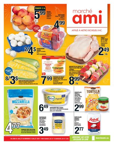 Marche Ami Flyer July 25 to 31