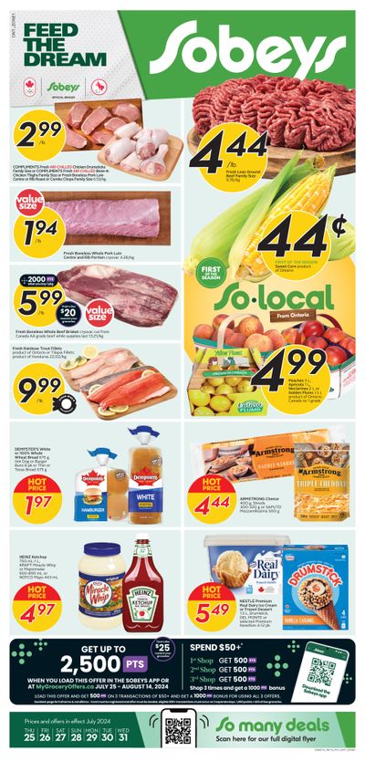Sobeys (ON) Flyer July 25 to 31