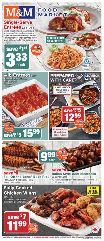 M&M Food Market (AB, BC, NWT, Yukon, NL) Flyer November 7 to 13