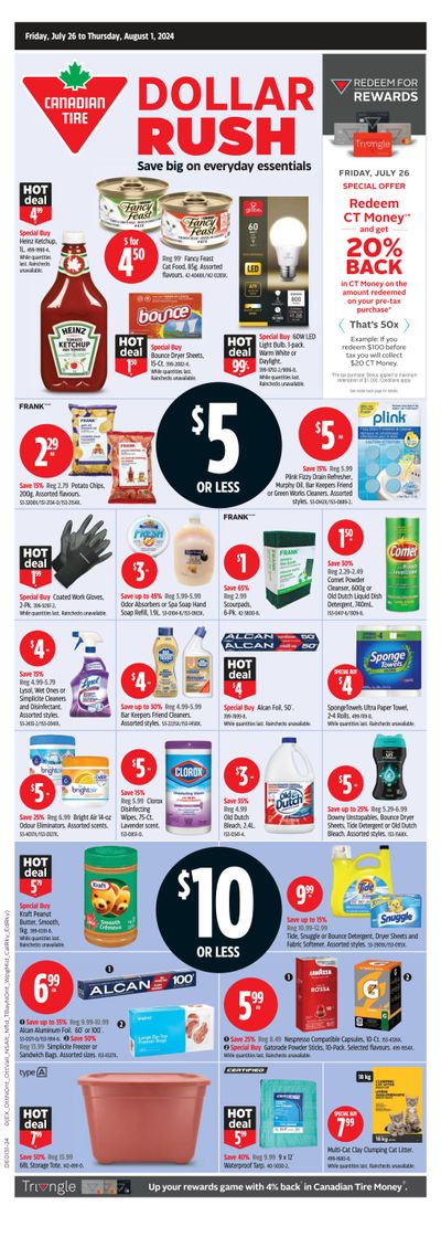 Canadian Tire (ON) Flyer July 26 to August 1