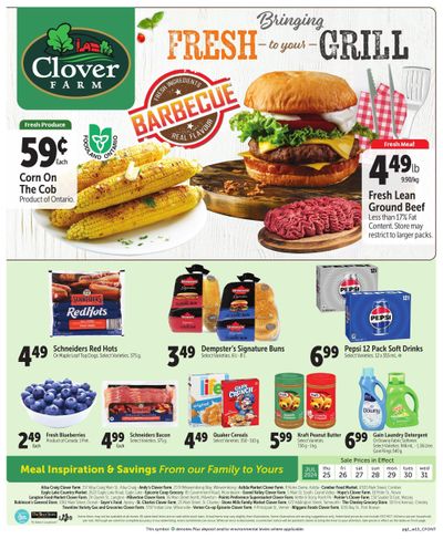 Clover Farm (ON) Flyer July 25 to 31