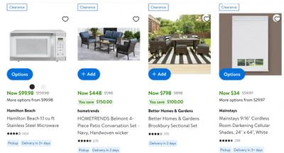 Walmart Canada Summer Clearance Sale