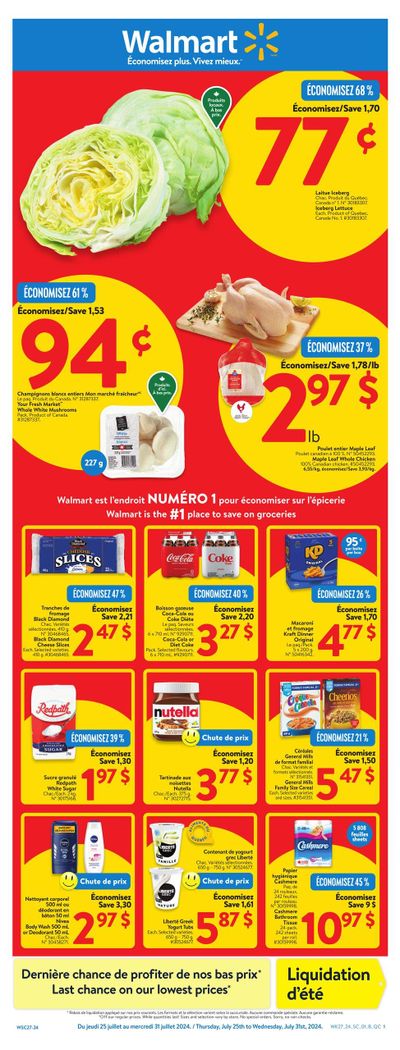Walmart (QC) Flyer July 25 to 31