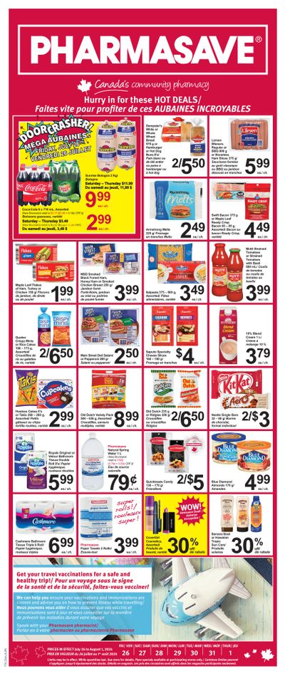 Pharmasave (NB) Flyer July 26 to August 1