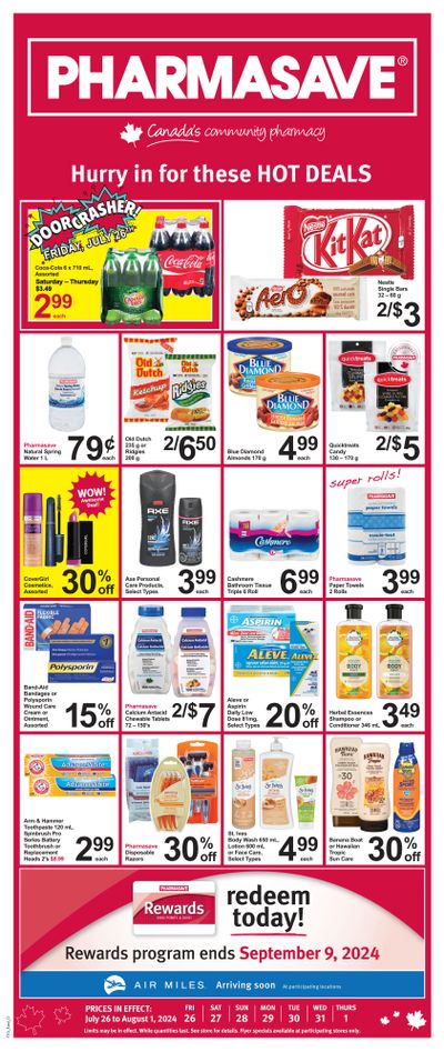 Pharmasave (ON) Flyer July 26 to August 1