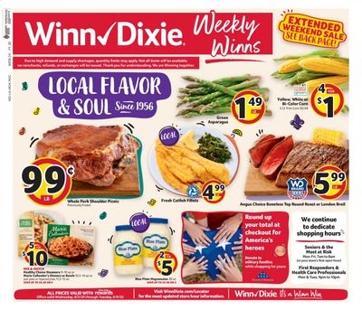 Winn Dixie Weekly Ad & Flyer June 3 to 9