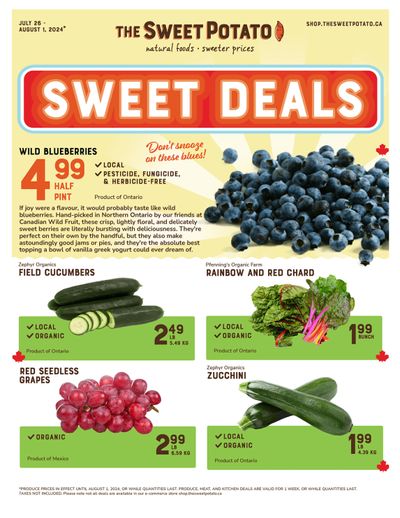 The Sweet Potato Flyer July 26 to August 1