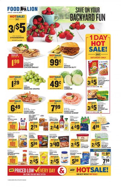 Food Lion Weekly Ad & Flyer June 3 to 9