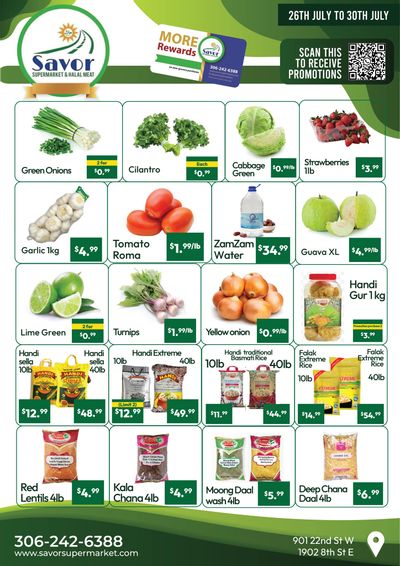 Savor Supermarket Flyer July 26 to August 1