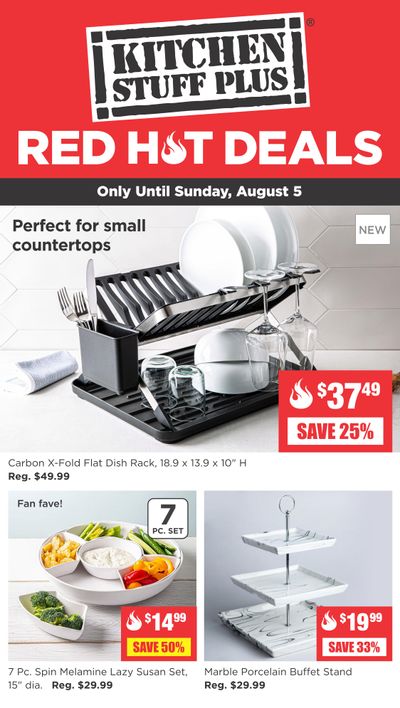 Kitchen Stuff Plus Red Hot Deals Flyer July 29 to August 5 Kitchen Stuff Plus Red Hot Deals Flyer July 29 to August 5