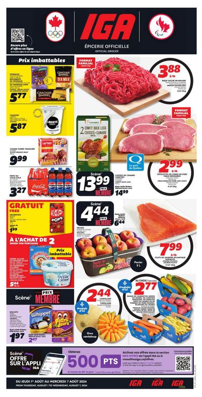 IGA (QC) Flyer August 1 to 7