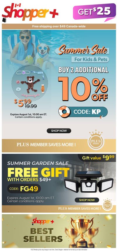 Shopper Plus Flyer July 30 to August 6