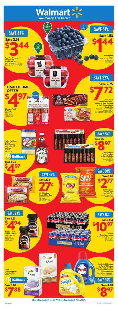 Walmart (ON) Flyer August 1 to 7
