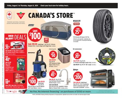 Canadian Tire (ON) Flyer August 2 to 8