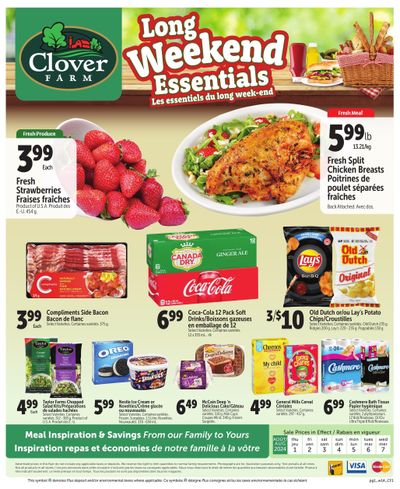 Clover Farm (Atlantic) Flyer August 1 to 7