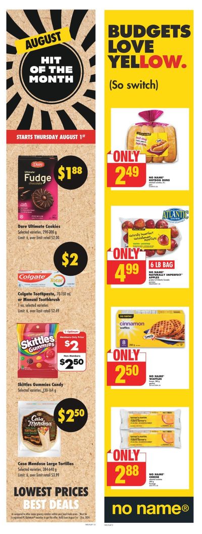 No Frills (Atlantic) Flyer August 1 to 7