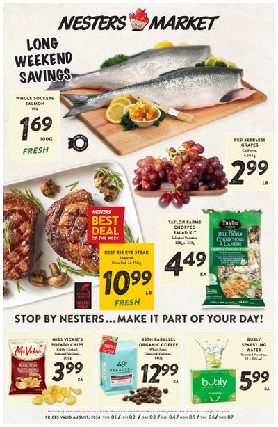 Nesters Market Flyer August 1 to 7