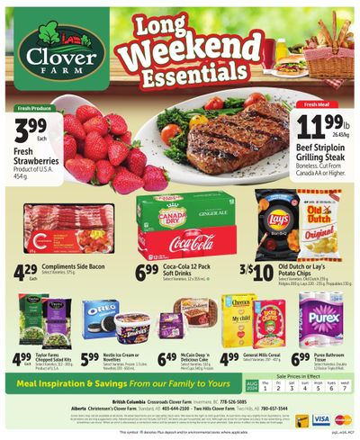 Clover Farm (West) Flyer August 1 to 7
