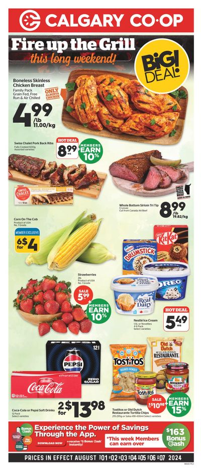 Calgary Co-op Flyer August 1 to 7