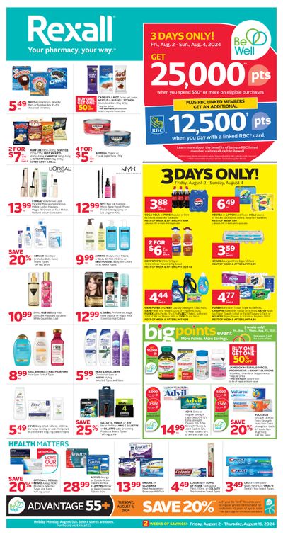 Rexall (BC) Flyer August 2 to 15
