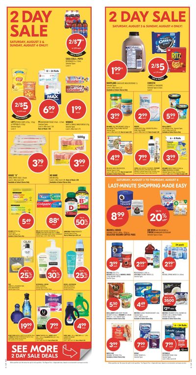 Shoppers Drug Mart (West) Flyer August 3 to 8