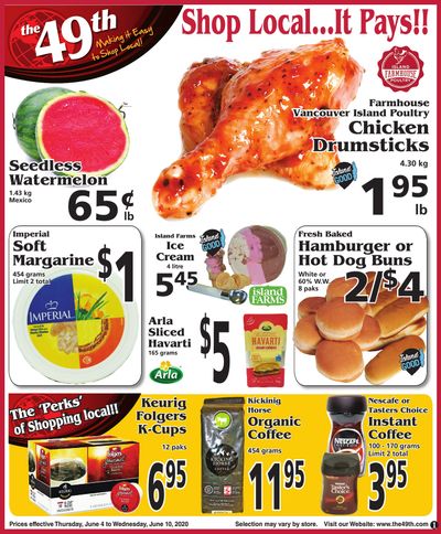 The 49th Parallel Grocery Flyer June 4 to 10