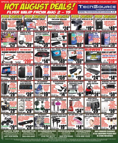 TechSource Flyer August 2 to 15