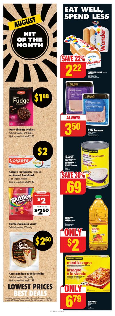 No Frills (ON) Flyer August 8 to 14