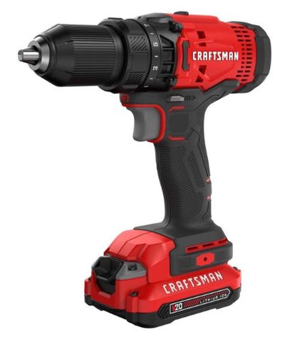 CRAFTSMAN 20-Volt Max 1/2-in Variable Speed Cordless Drill (1 -Battery Included and Charger Included) For $79.00 At Lowe's Canada