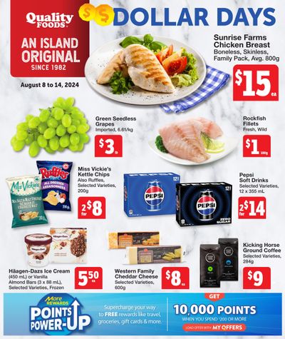 Quality Foods Flyer August 8 to 14