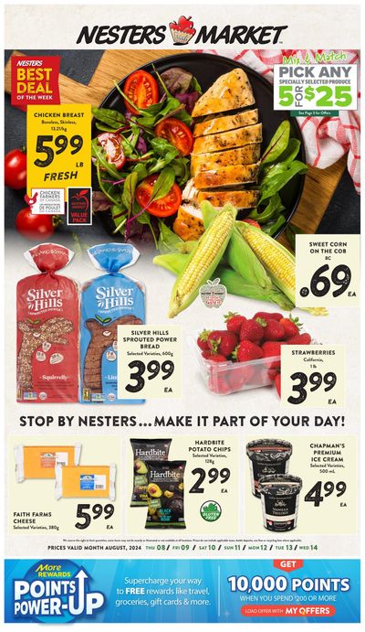 Nesters Market Flyer August 8 to 14