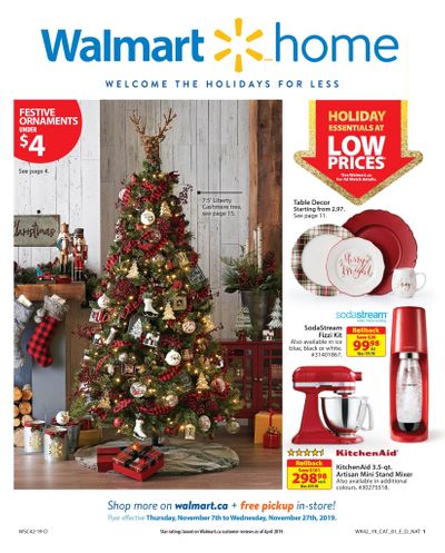 Walmart Home Flyer November 7 to 27