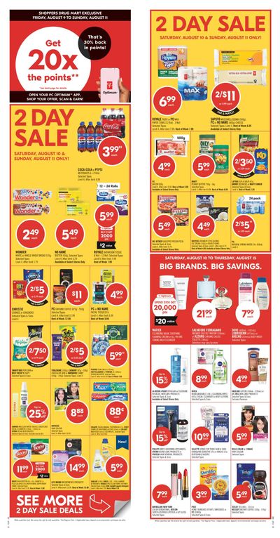 Shoppers Drug Mart (Atlantic) Flyer August 10 to 15