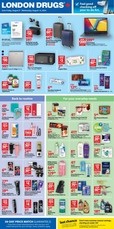 London Drugs Weekly Flyer August 9 to 14