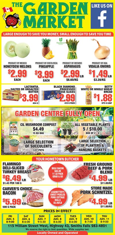 The Garden Market Flyer June 5 to 11