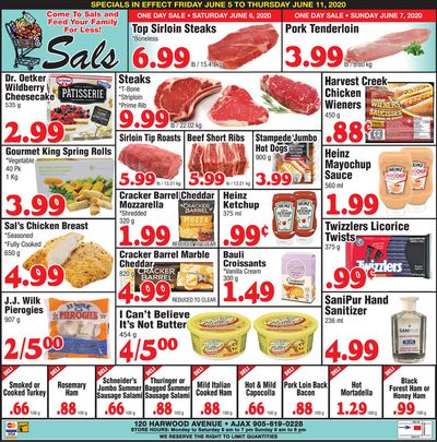 Sal's Grocery Flyer June 5 to 11