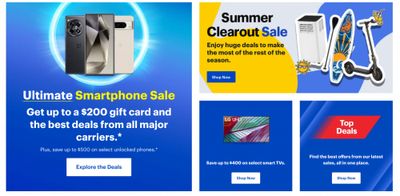 Best Buy Canada: Summer Clearout Sale + Back To School Deals + Save up to $400 on Select Smart TVs