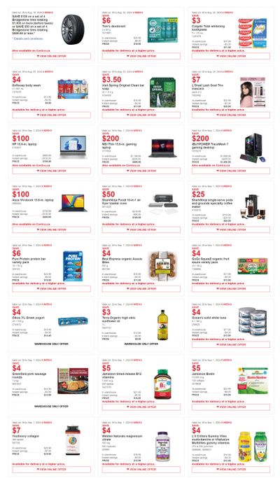 Costco (ON, West, Atlantic Canada) Weekly Savings August 12 to September 1