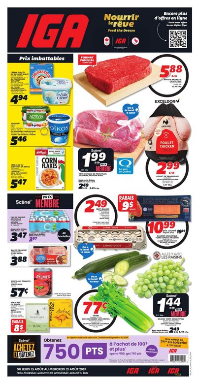 IGA (QC) Flyer August 15 to 21