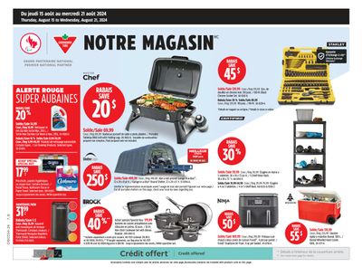 Canadian Tire (QC) Flyer August 15 to 21
