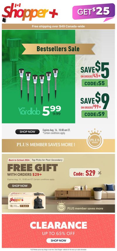 Shopper Plus Flyer August 13 to 20
