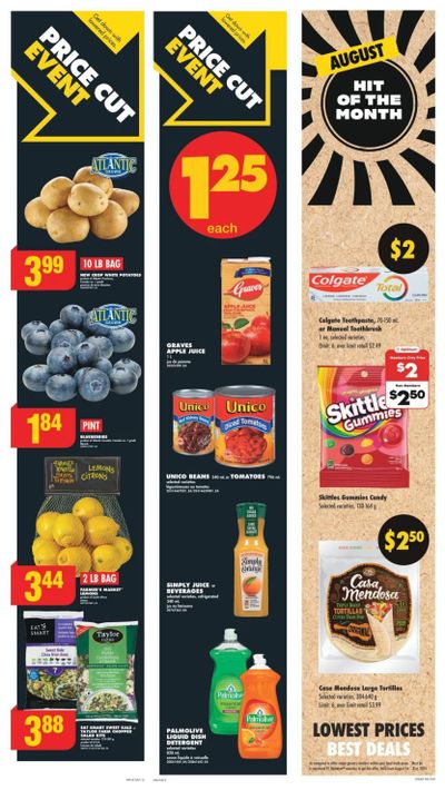 No Frills (Atlantic) Flyer August 15 to 21