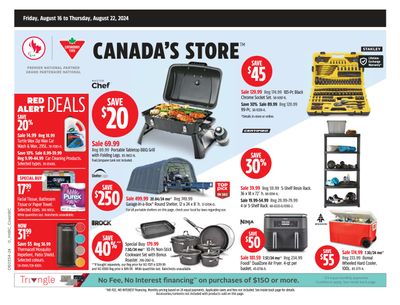 Canadian Tire (West) Flyer August 16 to 22 Canadian Tire (West) Flyer August 16 to 22