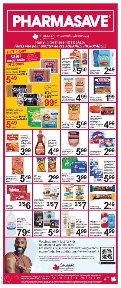 Pharmasave (NB) Flyer August 16 to 22